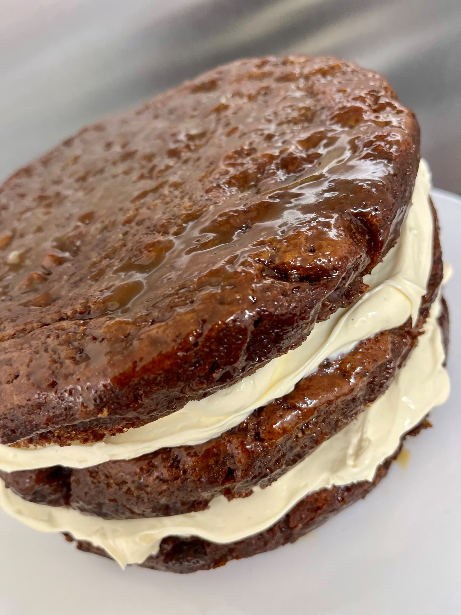 Sticky Toffee Date Triple Layered Cake, photo 4 of 5