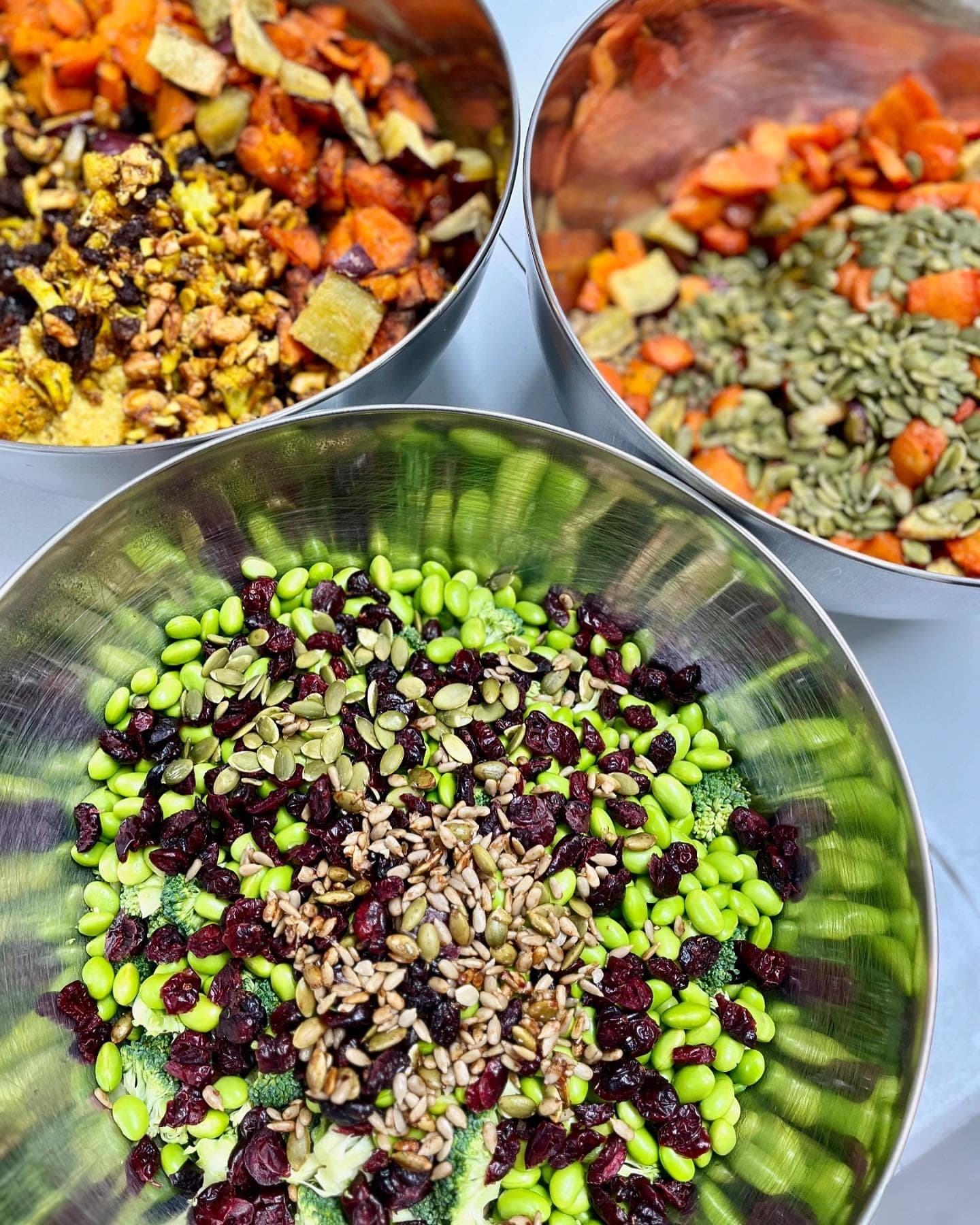 Raw Broccoli and Edamame Salad with Chimichurri Herb and Tahini Dressing, photo 2 of 2