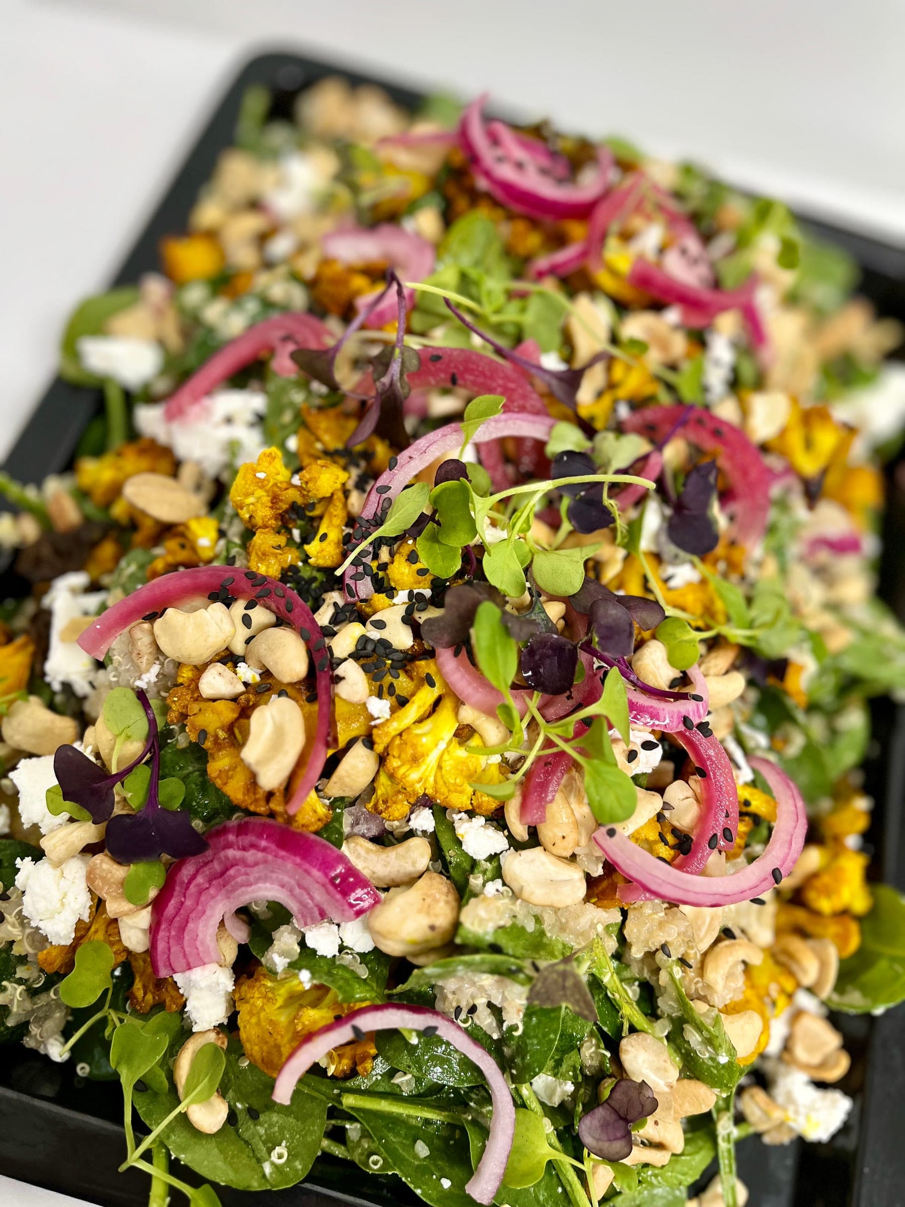 Turmeric Roasted Cauliflower, Feta and Quinoa Salad with Creamy Herb Dressing, photo 2 of 2