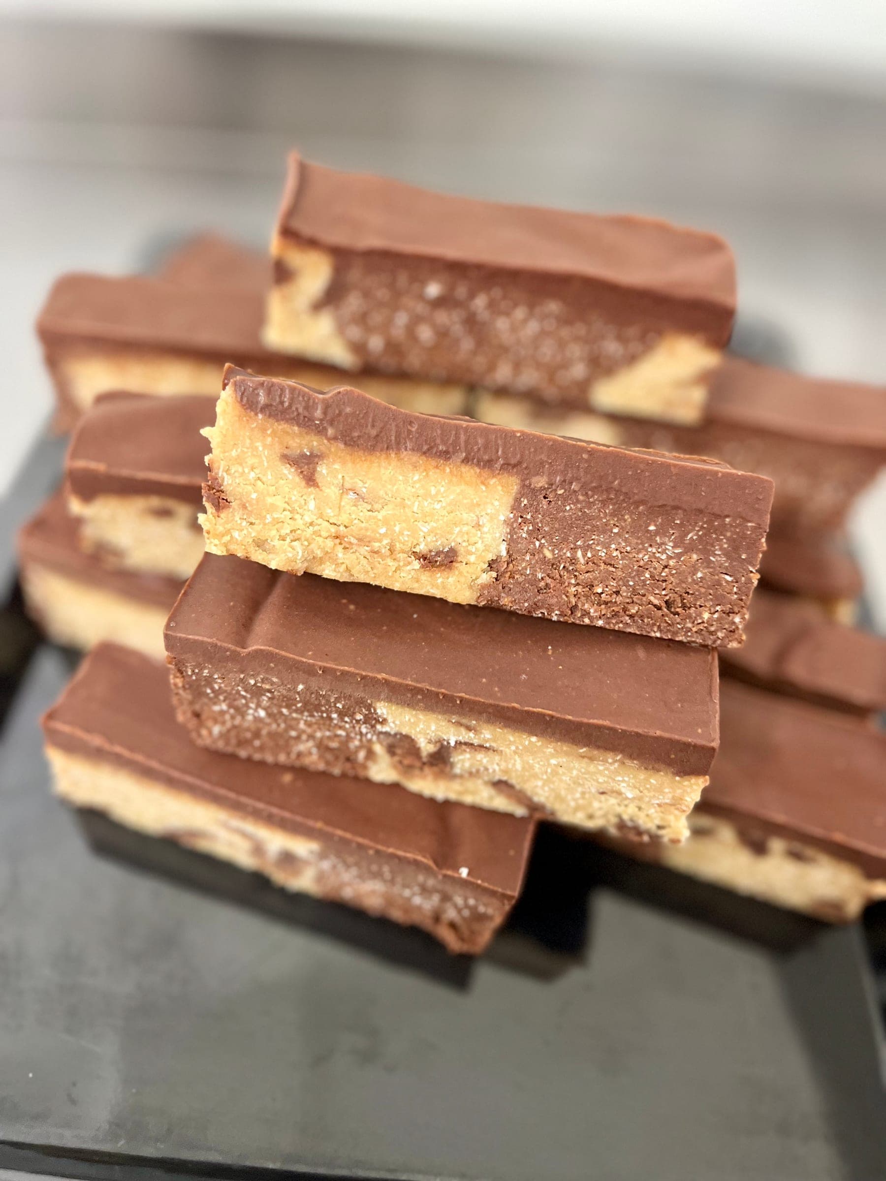 Raw Protein Cookie Dough Chocolate Brownie Slice, photo 2 of 2