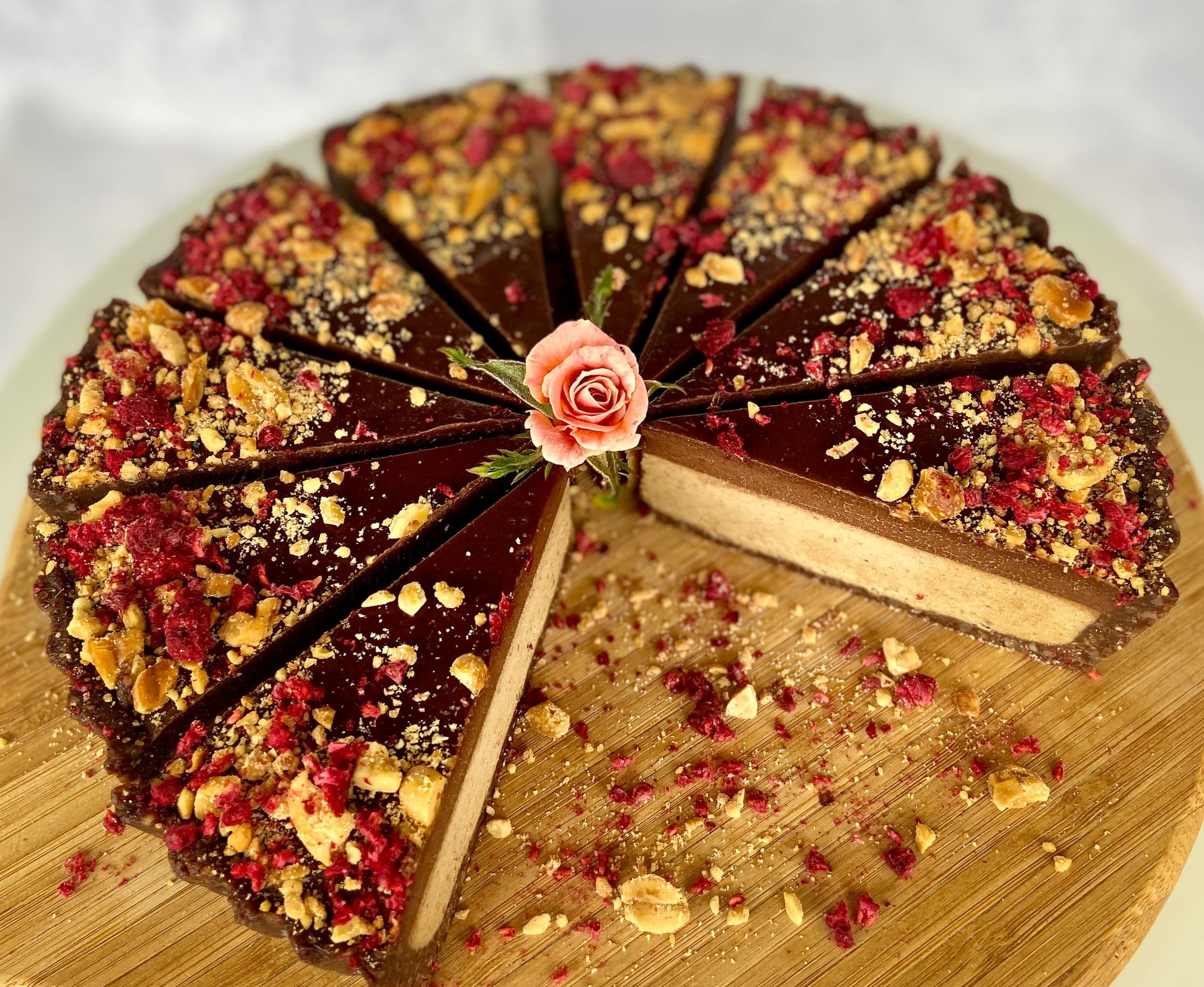 Raw Peanut Butter Caramel Tart, photo 2 of 2