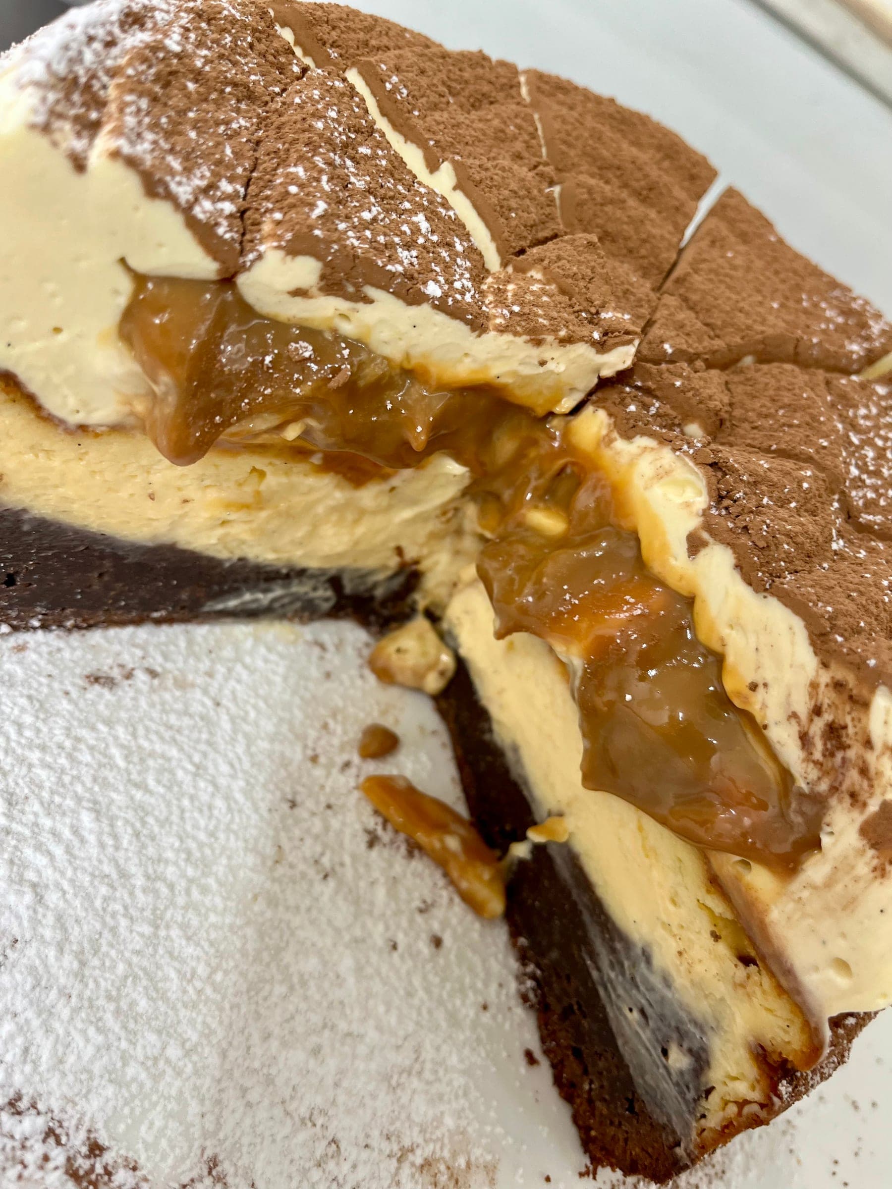 Banoffee Caramel and Chocolate Basque Cheesecake, photo 2 of 2