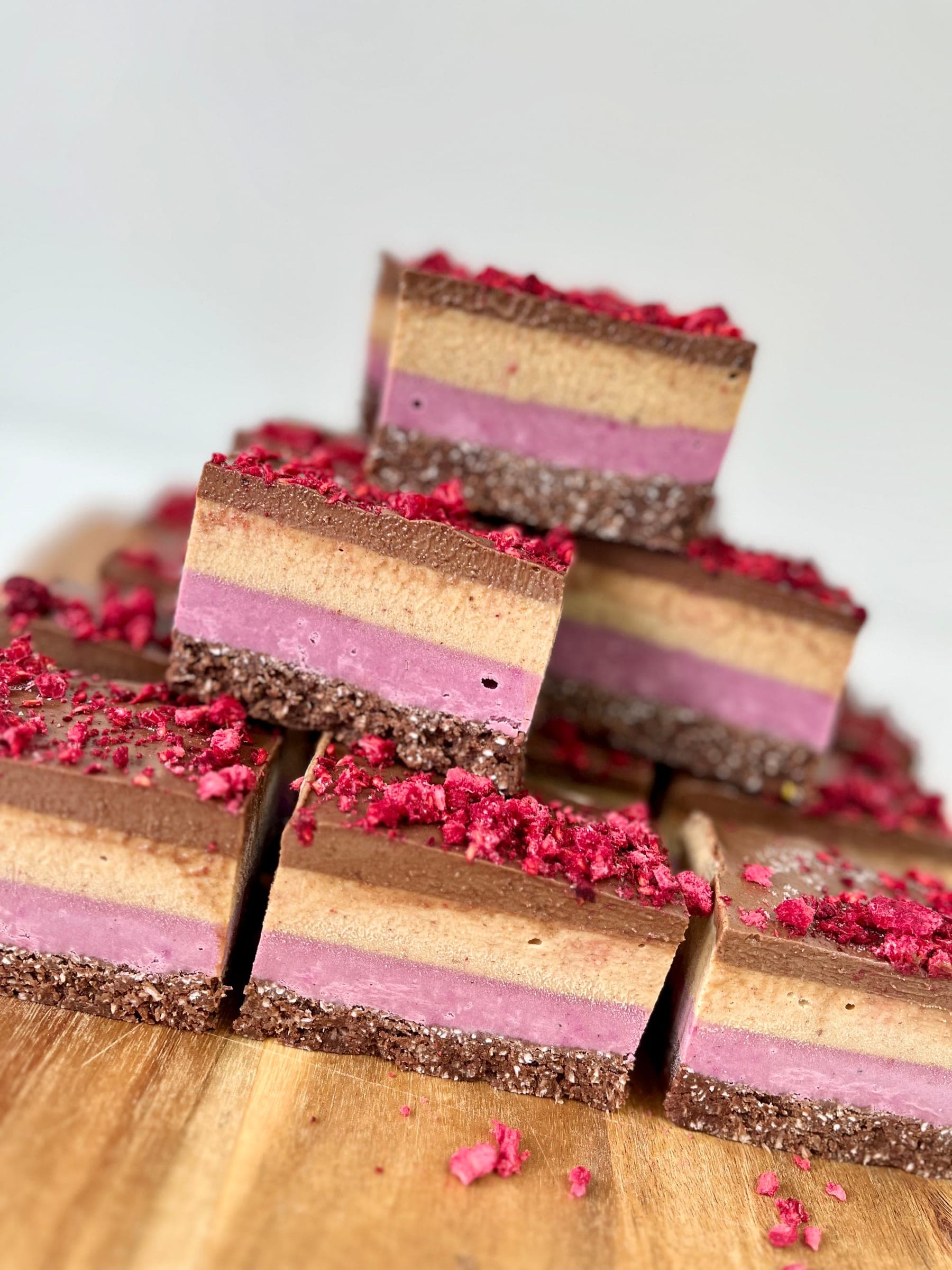 Raw Pinky Bar Slice