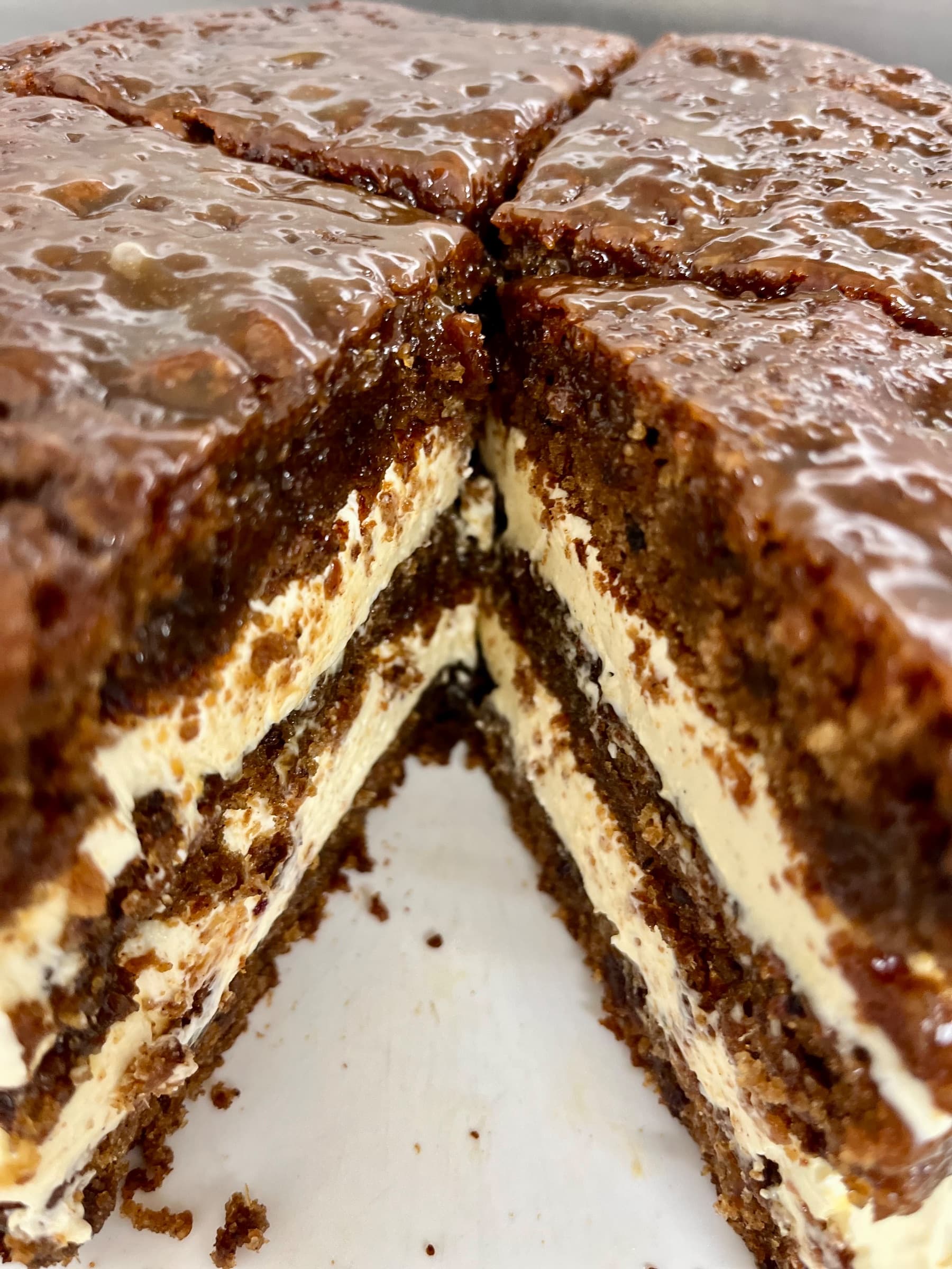 Sticky Toffee Date Triple Layered Cake, photo 2 of 5