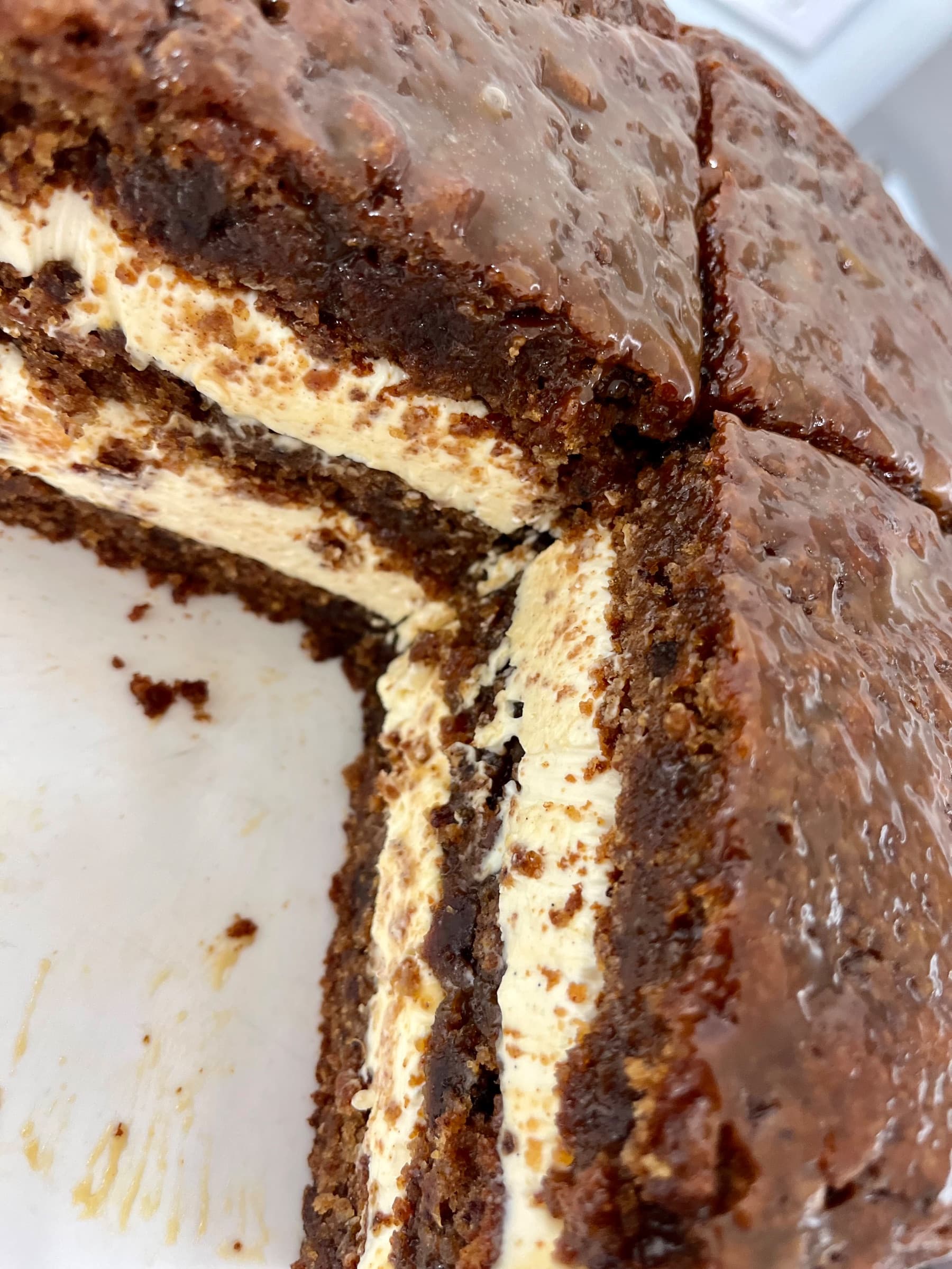 Sticky Toffee Date Triple Layered Cake, photo 3 of 5