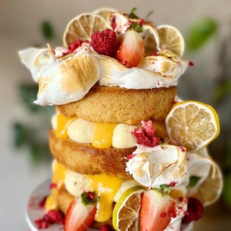 Mini Naked Lemon Cake