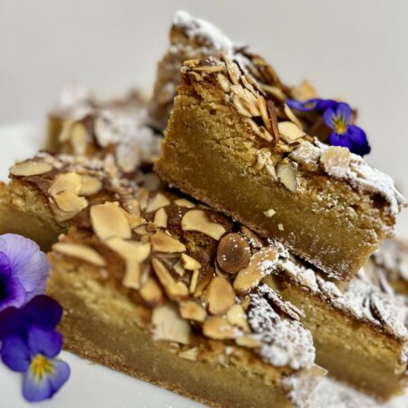 Whole Slice Box- Almond Croissant White Chocolate Blondie