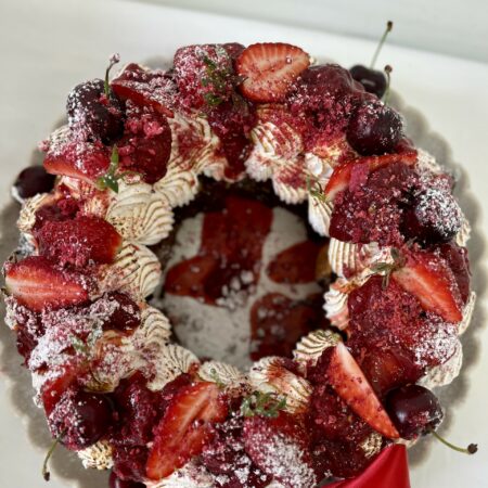 CHRISTMAS COLLECTION- Chocolate Meringue Wreath