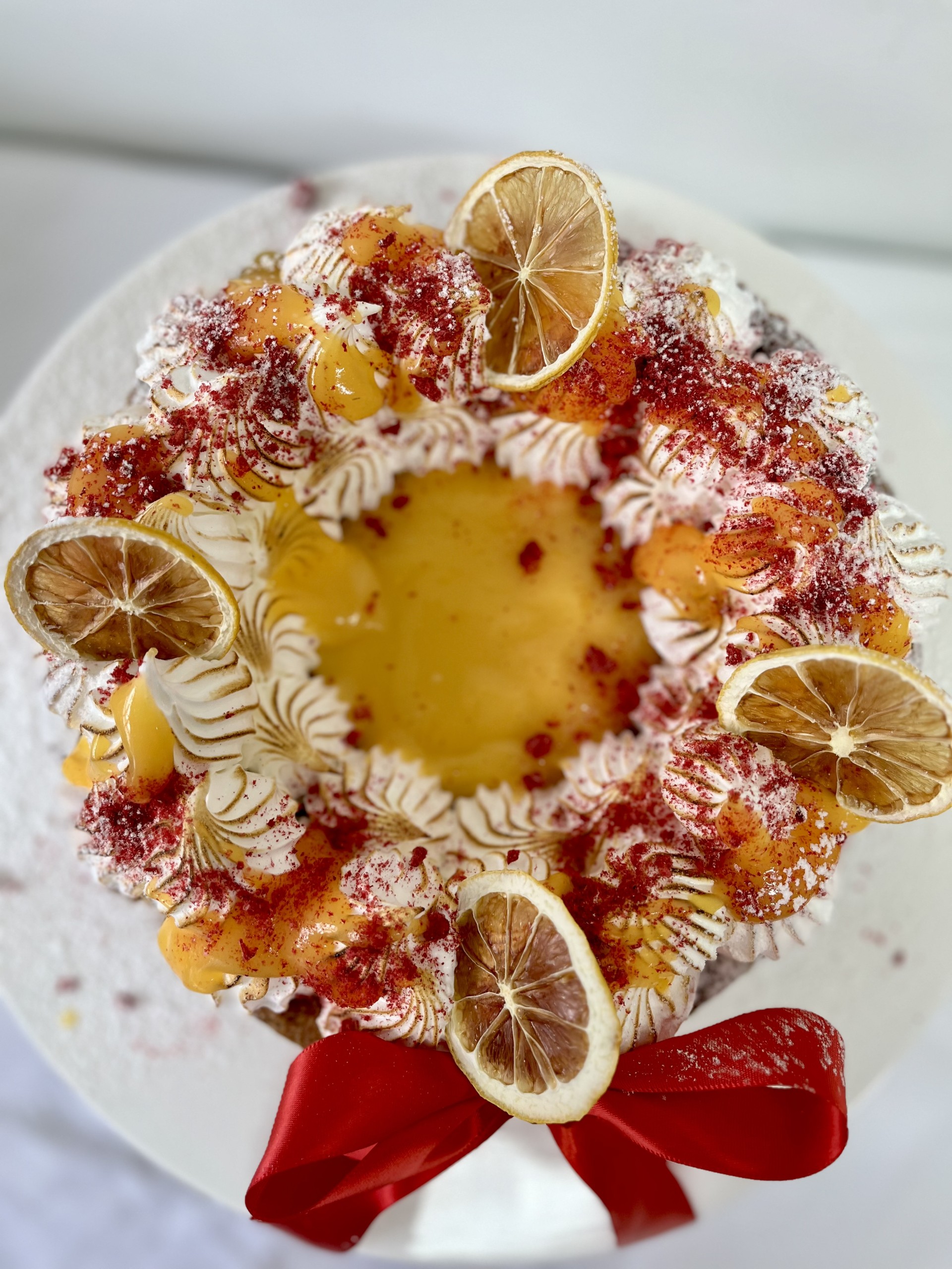 lemon meringue wreath pie 1