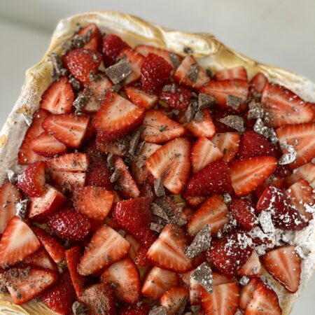 CHRISTMAS COLLECTION- Berries and Meringue Cake