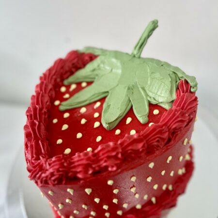 Strawberry Heart Cake
