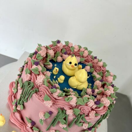 Duck Pond Themed Cake