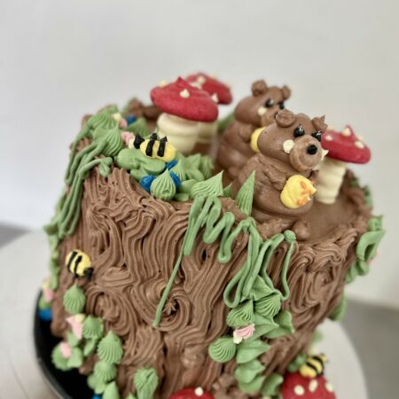 Woodland Bear Themed Cake